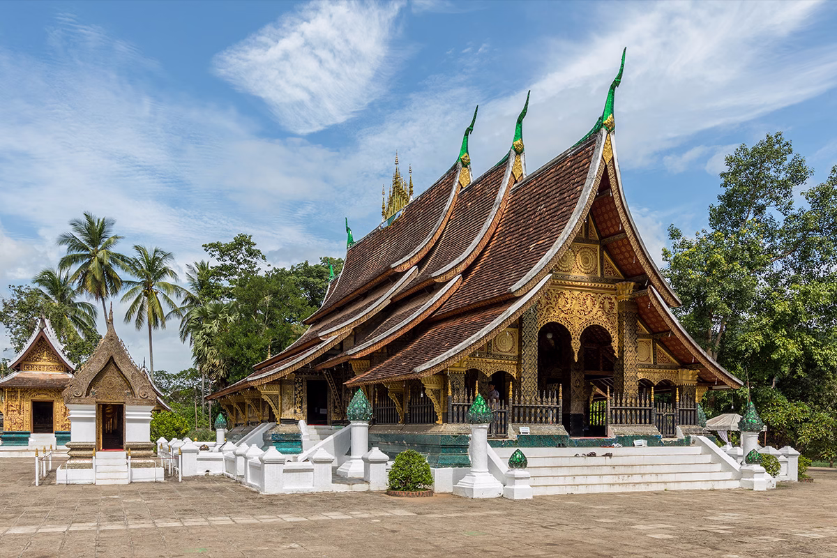 Лаос: Тайната приказка на 3латния триъгълник 2 wat xieng thong